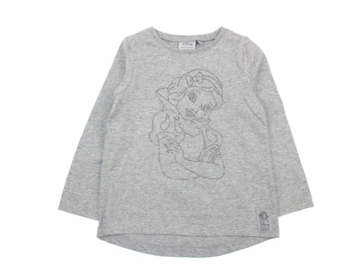 Wheat t-shirt Snehvide melange grey